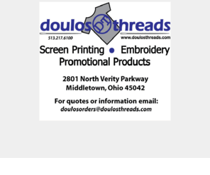 doulosthreads.com: Doulos Threads - Screen Printing, Embroidery and Promotional Products
