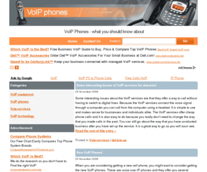 ip-voip-phones.com: VoIP phones
VoIP Phones - what you should know about