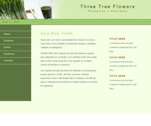 pintoantonio.com: Three Tree Flowers - Paisagismo e Decoração
