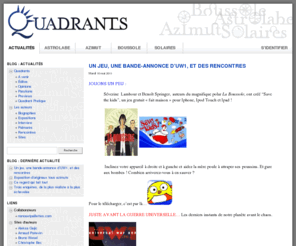 quadrantsolaire.com: Quadrants
tLe site des éditions Quadrants