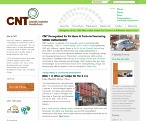 cntprojects.net: Center for Neighborhood Technology (CNT)
Since 1978, CNT has been a leader in promoting urban sustainability—the more effective use of existing resources and community assets.