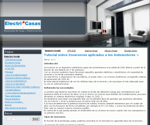 electricasas.com: Electricidad del Hogar y Electrónica Facil
Electricidad del Hogar y Electrónica Facil. Conceptos Básicos y Avanzados. Principios. Símbolos. Circuitos.