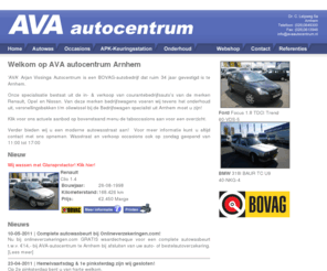 ava-autocentrum.nl: AVA autocentrum
AVA autocentrum: bestelauto, bedrijfsauto bedrijfswagen kopen en repareren.