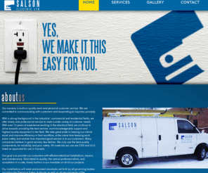 salsonelectric.com: ..:: Salson Electric Ltd. ::..
Salson Electric Ltd. services York Region and the Greater Toronto Area.