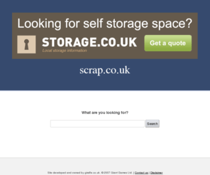 scrap.co.uk: Welcome to scrap.co.uk
scrap.co.uk | Search for everything scrap related