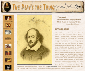 theplaysthething.net: INTRODUCTION - The Play's the Thing - William Shakespeare - www.ThePlaysTheThing.net
