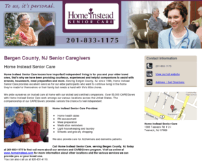 homeinsteadbergencty.com: Senior Caregivers Bergen County, NJ | Home Instead Senior Care
For companionship and caregiving services for seniors, call Home Instead Senior Care, serving Bergen County, NJ. 201-833-1175