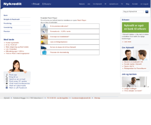 nykredit.dk: Nykredit Privat Forside
Nykredit er en af Danmarks førende finanskoncerner med bank og realkredit som de to bærende elementer. Herudover tilbydes forsikringer som bilforsikring samt pension og investeringsløsninger