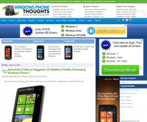 windowsmobilethoughts.com: Windows Phone Thoughts - Daily News, Views, Rants and Raves
Windows Phone Thoughts - Daily News, Views, Rants and Raves