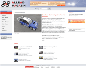 caravaning.net: ALLRAD-MAGAZIN Hauptseite - Home
AllradMagazin ist das informative Portal fr alle Allradfahrer/Innen und 4x4 - Fans die mehr wissen und Gleichgesinnte treffen wollen