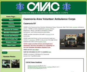 cavacambulance.org: CAVAC: Home Page – Cazenovia Area Volunteer Ambulance Corps (NY)
