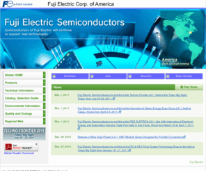 fujidevicetech.com: Fuji Electric Corp. of America : Semiconductors
Fuji Electric's Semiconductors Support New Technology.