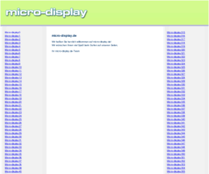 micro-display.de: Wilkommen auf micro-display.de
Wilkommen auf micro-display.de