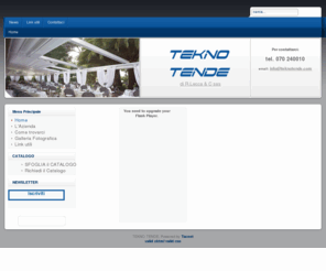 teknotende.com: Tekno Tende - tende per interni ed esterni - Cagliari - Sardegna
La nostra è una  Ditta qualificata che produce e distribuisce dal 1992, a livello regionale, sofisticati sistemi di scorrimento e tendaggi per interni ed esterni, altamente specializzata nella risoluzione di qualsiasi problema riguardante le tende per interni arredamento, le tende tecniche, le tende da sole, le coperture per esterni e arredo degli spazi aperto, sia per abitazioni private che per locali pubblici.
