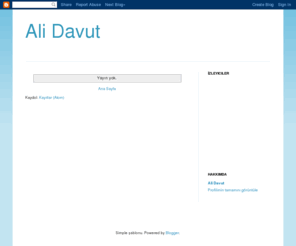 alidavut.com: Ali Davut « Hmm
Hmm