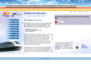 canvmaglev.com: California Nevada Super Speed Train - Maglev
