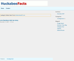 huckabeefacts.com: Huckabee Facts — HuckabeeFacts.com
