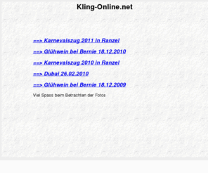 kling-online.net: Familie Kling, Niederkassel-Ranzel
