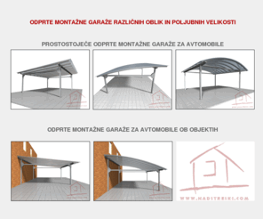 montazne-garaze.net: Odprte montažne garaže za avtomobile in kombinirana ter dostavna vozila
Želite kakovostne odprte montažne garaže, ki so v celoti izdelane v Sloveniji in prekrite s švicarsko polikarbonatno kritino Politec?