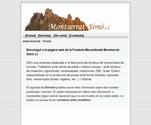 montserratsimo.com: Fusteria Mecanitzada Montserrat Simó s.l.
