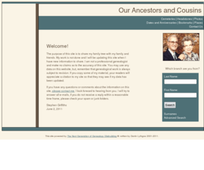 our-ancestors.info: Our Ancestors and Cousins: Our Ancestors and Cousins
Our Ancestors and Cousins: Our Ancestors and Cousins