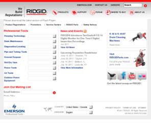 ridgetoolcompany.com: RIDGID Professional Tools Plumbing Pipe Pressing Locating Hand Woodworking Power Diagnostic Tools
The Ridge Tool Company, making the finest RIDGID brand tools for pipe fabrication, woodworking, drain cleaning and drain diagnostics.