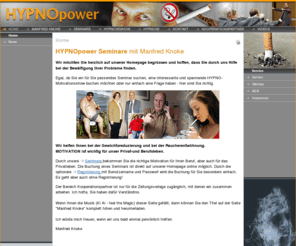 hypno-club.com: Manfred Knoke, Hypnopower, Seminare, Hypnoseshow, Knoke, Hypnose
