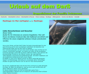 prerow.biz: Urlaub auf dem Darß
Ostseeurlaub auf der Halbinsel Fischland Darß Zingst Nationalpark Vorpommersche Boddenlandschaft