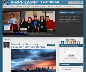 slconvention.com: SLCC - Official United States Convention of the Second Life Community
Annual convention for users of the Second Life virtual worlds platform.