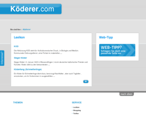 xn--kderer-wxa.com: Köderer, ,  - Köderer.com
