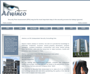 alwinco.co.za: Security Risk Assessment Alwinco
Security Risk Assessment Alwinco South Africa Risk Control