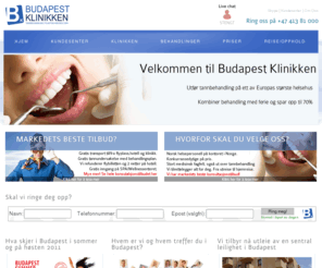 budapestklinikken.no: Budapest Klinikken – Tannhelse
Tannbehandling i utlandet, implantater i utlandet
