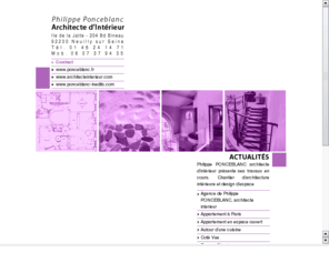 design-interieur.com: architecte interieur philippe ponceblanc
architecte d interieur, philippe ponceblanc presente ses realisations