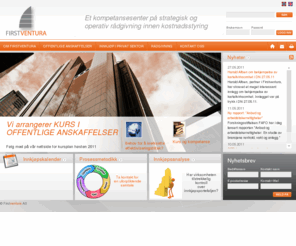 firstventura.com: Firstventura - Et kompetansesenter på strategisk og operativ rådgivning innen kostnadsstyring og innkjøp
Firstventura AS -spesialister på offentlige anskaffelser, innkjøp og kostnadsstyring