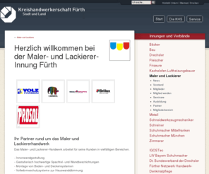 maler-fuerth.de: Maler- und Lackierer-Innung Fürth - Kreishandwerkerschaft Fürth
Maler- und Lackierer-Innung Fürth