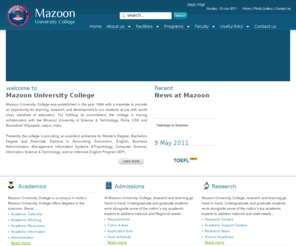 mazooncollege.edu.om: Mazoon University College - Sulthanate Of Oman
Mazoon University College - Sulthanate Of Oman