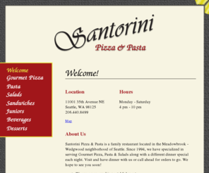 santorinipizza.com: Santorini Pizza & Pasta - Seattle
Santorini Pizza and Pasta in Seattle, WA