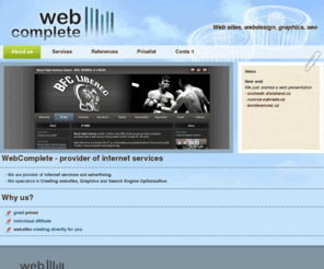 webcomplete.eu: WebComplete.EU | London - web sites, webdesign, graphics, seo
WebComplete.EU | London - webdesign and internet services