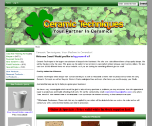 bestbisque.com: Ceramic Techiniques, Your Partner In Ceramics!
Ceramic Techiniques :  - Bisque Paint Products Special Order Assorted Finishing Items Featured Items 
