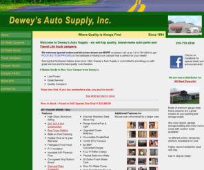 deweysautosupply.com: Truck Campers Auto Parts
