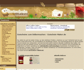 Gutschein Maker Gutschein Maker