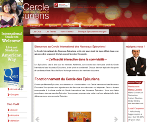 cercle-international-epicurien.org: Cercle international des nouveaux Epicuriens | International, Nouveaux
Le Cercle International des Nouveaux Épicuriens est un annuaire interactif réunissant des fournisseurs et prestataires de services, des personnalités publiques, des chefs d'entreprises et des consommateurs.