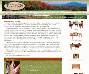 lyndon.com: Sustainable, Eco Friendly, Vermont Hardwood Furniture, Custom Hardwood Furniture, Furniture Design, Lyndon Furniture
Handcrafted Quality Furnishings Made in America