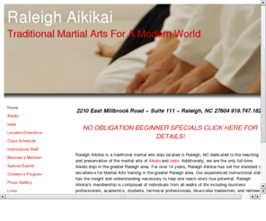 raleigh-aikido.com: Raleigh Aikikai
Traditional martial arts for a modern world