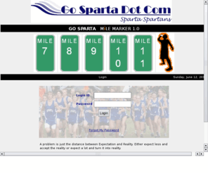 runsparta.com: GoSparta Mile Marker
Sparta XC Mile Marker Application