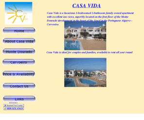 casavida.co.uk: Casa Vida - Carvoeiro Rental Apartment, Algarve
2 bed, 2 bath tastefully furnished apartment for rental at Monte Dourado, Carvoeiro on the Portuguese Algarve