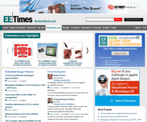 embeddedjapan.com: EE Times Embedded Design Center for Electrical Engineers
Embedded.com is the resource for embedded systems developers and includes tutorials, code, demos, commentary and news, as well as ESC updates.