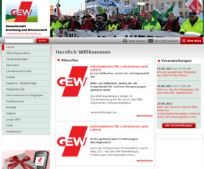 gew-brandenburg.com: Gewerkschaft Erziehung und Wissenschaft - Landesverband Brandenburg
Gewerkschaft Erziehung und Wissenschaft - Landesverband Brandenburg