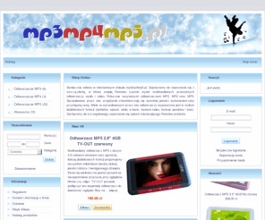 mp3mp4mp5.pl: Przenośne odtwarzacze mp3. Multimedialne odtwarzacze mp4, mp5.
Przenośny odtwarzacz multimedialny mp3, mp4 oraz mp5 w przystępnej cenie. Multimedialne odtwarzacze przenośne muzyki mp3 oraz filmów mp4 i mp5. Promocyjne ceny!