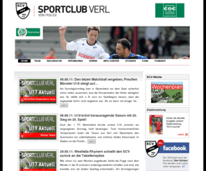 scverl.de: Sport Club Verl 1924 e.V. - Fussball-Verein der DFB Regionalliga West
Offizielle Website des Sport Club Verl 1924 e.V. - Fussballverein der DFB Regionalliga West